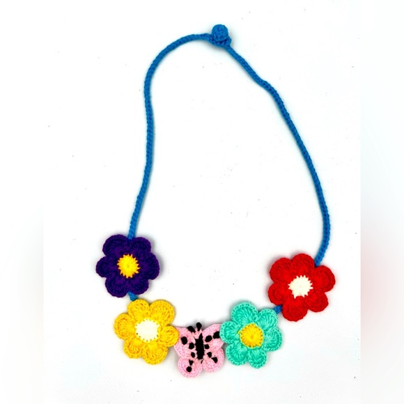 Colorful Floral Kids Necklace - Picture 1 of 4